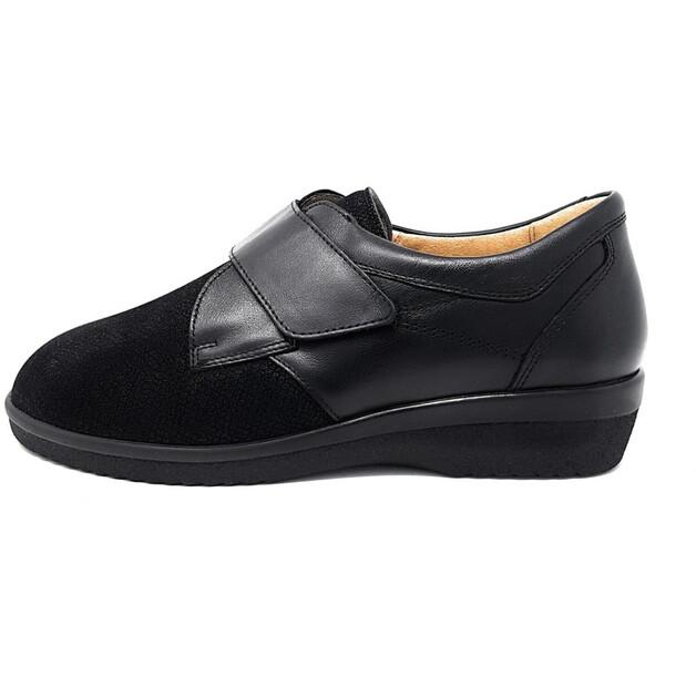 

Женские слипоны на липучке Ganter Sensitiv inge-i sneaker чёрные weit 35 ½