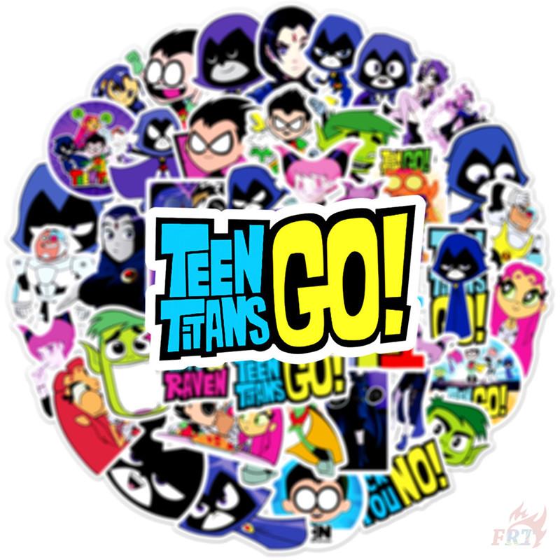 50Pcs/Set Teen Titans Go Stickers DIY Fashion Waterproof Doodle Decals Stickers