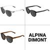 Small Simple UV DIMONT Transparent Gloss [Alpina] Sunglasses, Size, UV400, Lightweight, Design, Spring-Loaded Temples, Protection, Stylish, Driving,