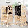 Multipurpose Children Wooden Climbing Stool Safety Design Early Fun Development