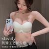 Strapless underwear women's non-slip small breasts gather and show a large seamless tube top thin steel-free anti-sagging back bra