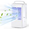 Small Electric Fan with Water and Ice Office Air Conditioning Fan Air-conditioning Fan Desktop USB Portable for Home Bedroom