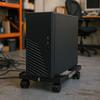 Adjustable Mobile CPU Stand Stable Computer Mainframe Rack Computer Tower Stand Home