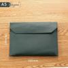 A4 Leather Korean Style Large Capacity Magnetic Snap File Folder