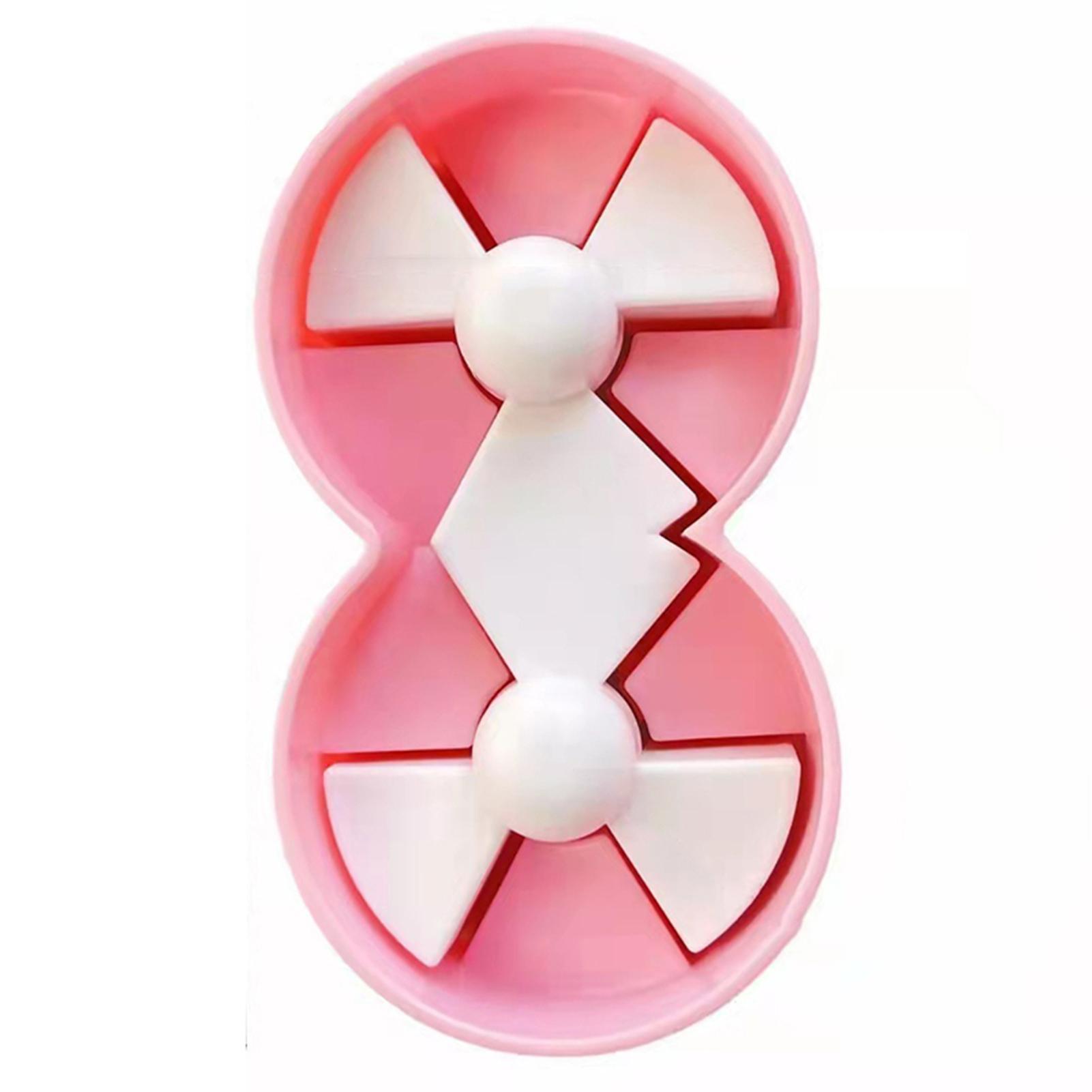 

Rotating Beads Toy Portable Magic Bean Fingertip Toy Novelty Decompression Puzzle Toy For Children Adults As Shown розовый