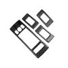 For Land Rover Range Rover Sport 2014-2017 Car Interior Door Window Lift Control Panel Button Frame Cover Soft Carbon Fiber Trim