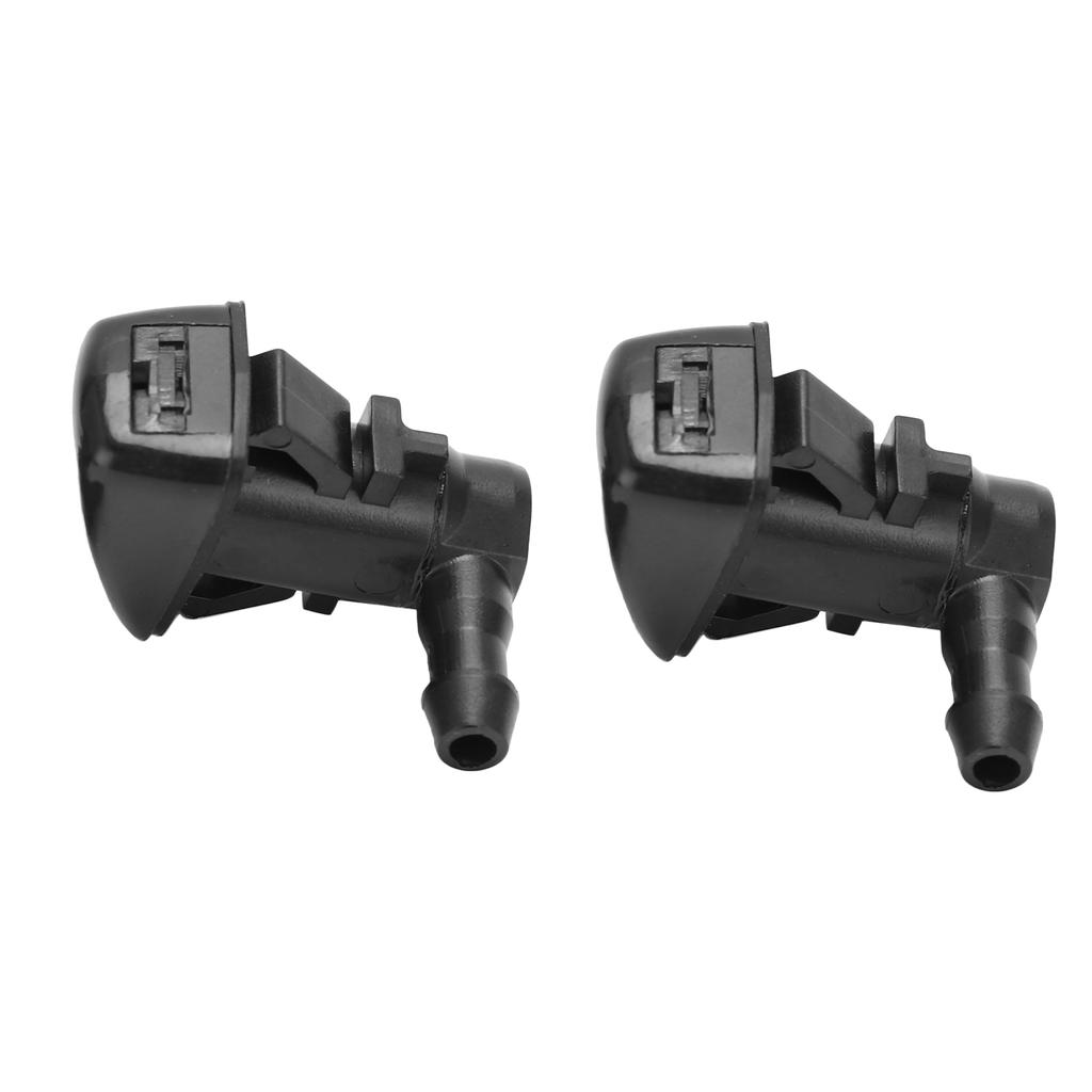 2pcs Windshield Washer Spray Jet Nozzle 986303X900 Black ABS Replacement for Rio 2011‑2016