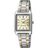 Casio Standard Quartz Women's Watch LTP-V007SG-9E Silver Gold Metal Band International Model
