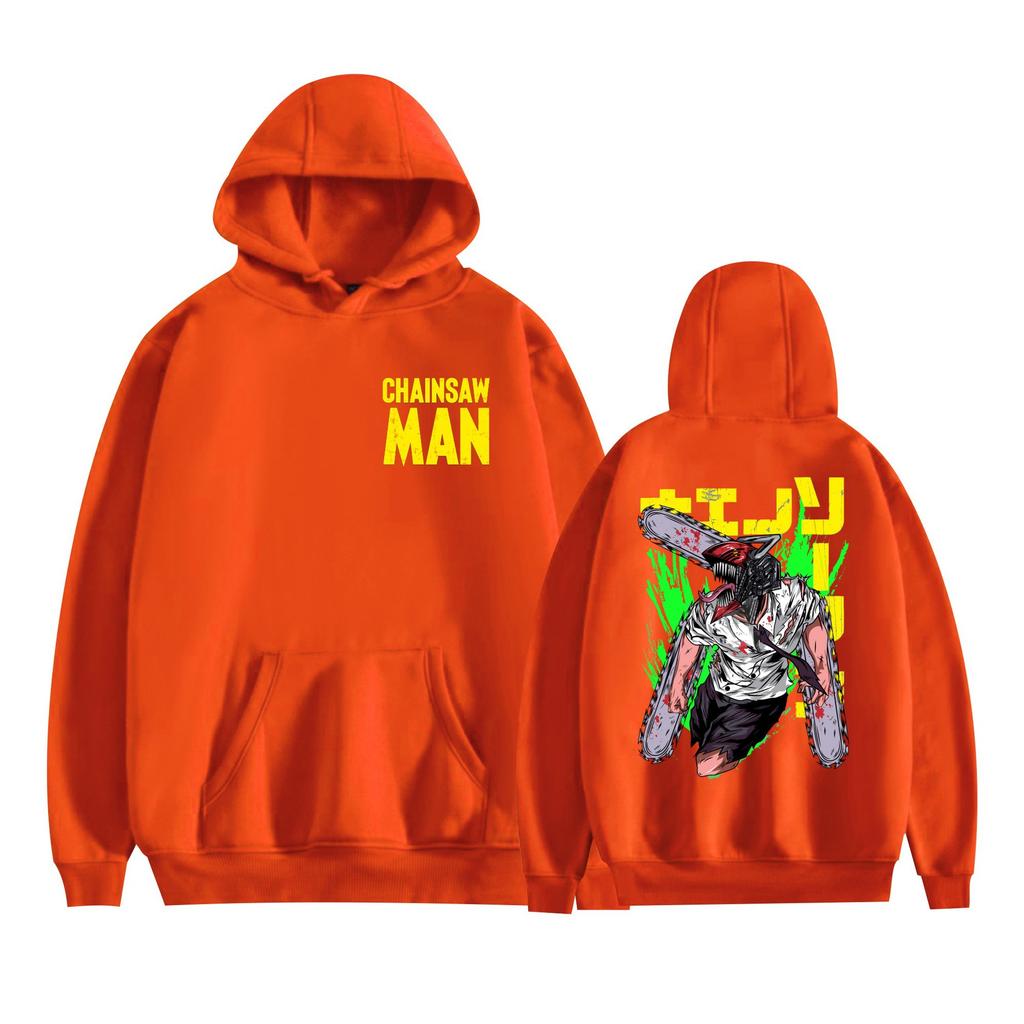 Hot Chainsaw Man Funny Hoodie Hip Hop Graphic Sweatshirts Streetwear Harajuku Tracksuit