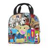 Insulated Lunch Bags 31 Minutos Comedy Merch Storage Food Box INS Trendy Cooler Thermal Lunch Box For Work