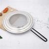 Foldable Handle Oil Splash Screen Rust-proof Oil Filter Net Oil Shield Guard  Cooking