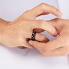 Creative Bird And Branch Pattern Stainles Steel Rings For Men Woman Black Polished Men Ring Wedding Engagement Jewelry Gifts