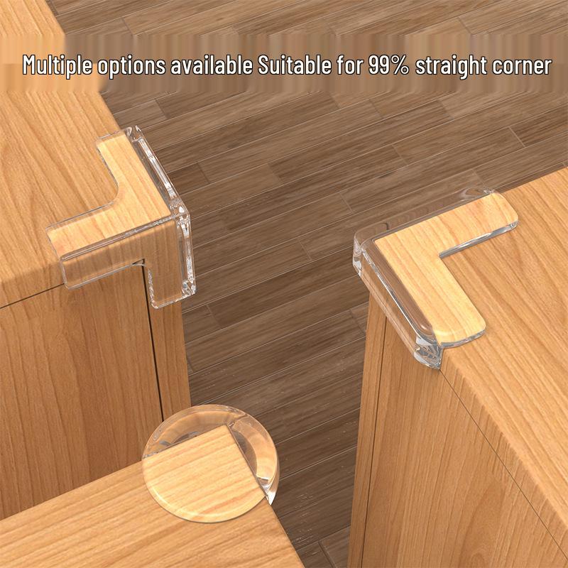 Soft Transparent Corner Protectors for Children's Safety - Infant and Toddler Anti-Collision Table Edge Guards