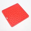 Pet Silicone Non-Slip Slow Feeder Mat - Round Food-Grade Lick Mat for Cats & Dogs