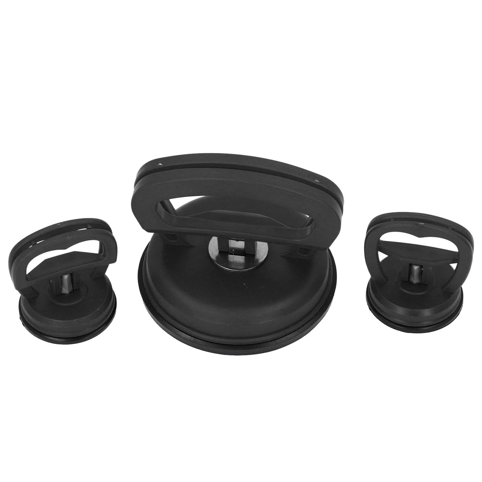 

Набор из 3 предметов Инструмент для удаления вмятин автомобиля Пластиковая и резиновая присоска Инструмент для удаления вмятин для кузова автомобиля Стекла чёрный