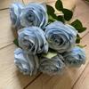 Retro 9 Köpfe Künstliche Blumen Realistisch Bunt Künstliche Blume Seidenblume Hochzeit Zuhause Party Dekoration