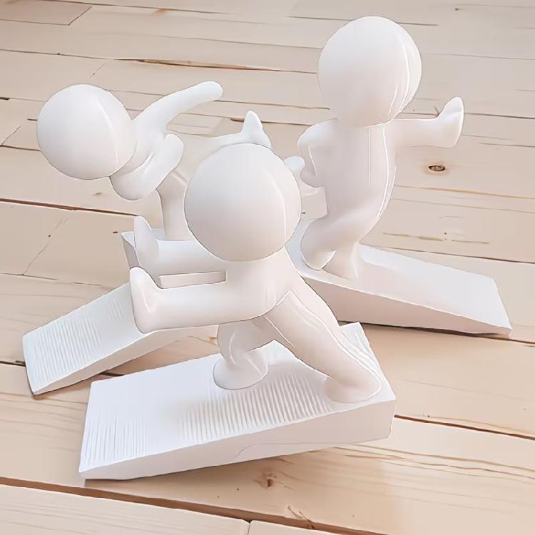 Cute Door Stoppers Wedges Decorative Doorstop Anti Slip Door Stop Keep Door Open Door Holder for Home Office Floor