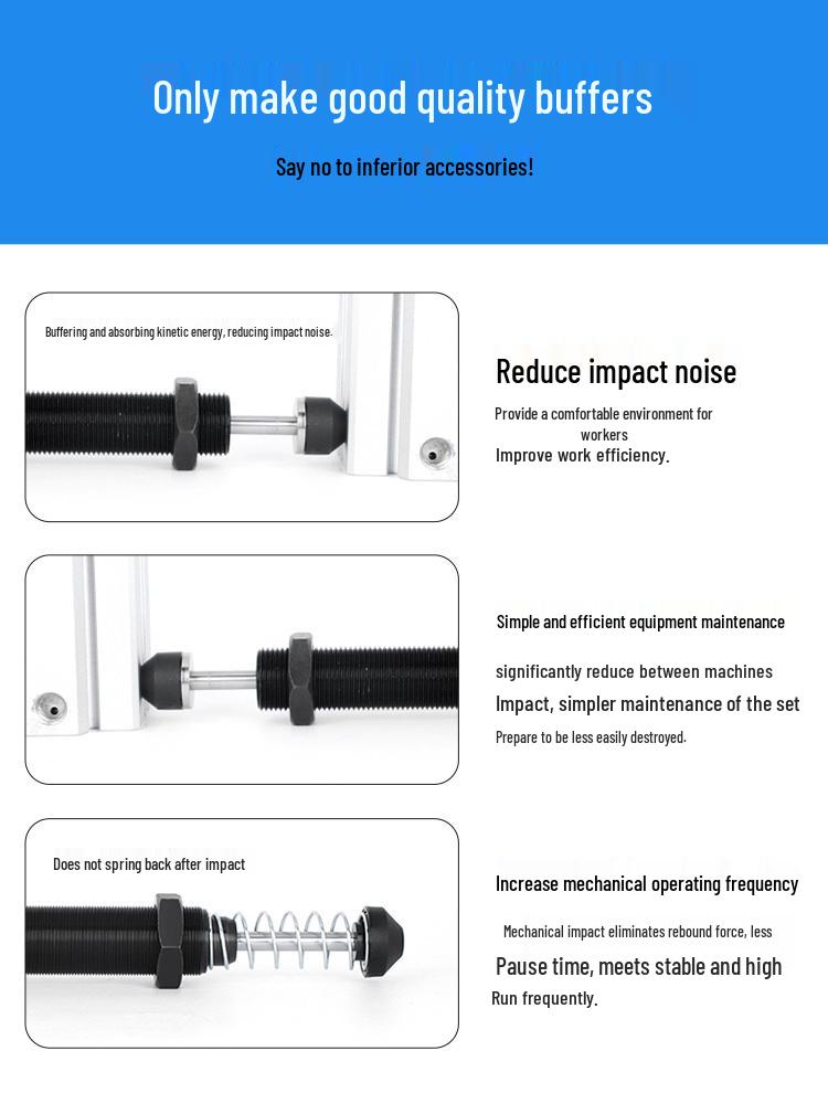 Amortizor Hidraulic cu Tampon pentru Roboți AC0806 1007 AD1416