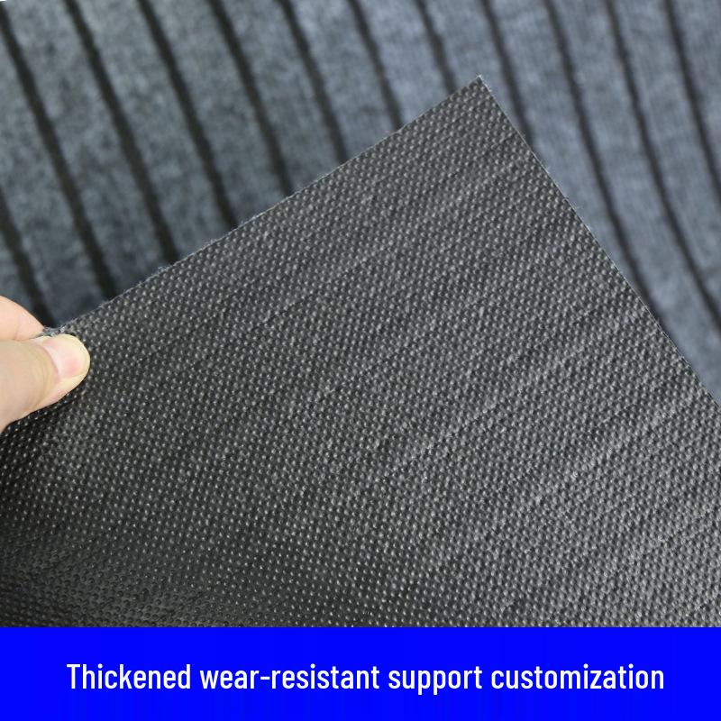 Anti-Slip Absorbent PVC Floor Mat - Seven-Stripe Design for Kitchen, Balcony, Bathroom, Hotel, Supermarket, and Staircase Dust Removal