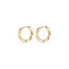 European and American Simple and Fashionable High -level Sensor Circle Ears Female Ring Women