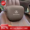 Car Sticker For Mercedes-Benz A B C E S V R-Class A45 C43 CLA GLA GLB GLC GLE SLK Car Headrest Neck Support Lumbar Rest Cushion 