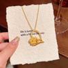 European and American Irregular Heart Pendant Rose Necklace - Valentine’s Day & Qixi Festival Gift for Women
