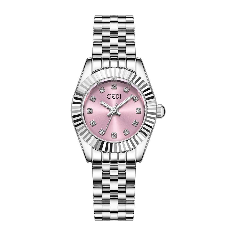 Premium Log Type Women'S Watch Light Luxury Niche Calendar Luminous Waterproof Watch Women'S Business Quartz Watch