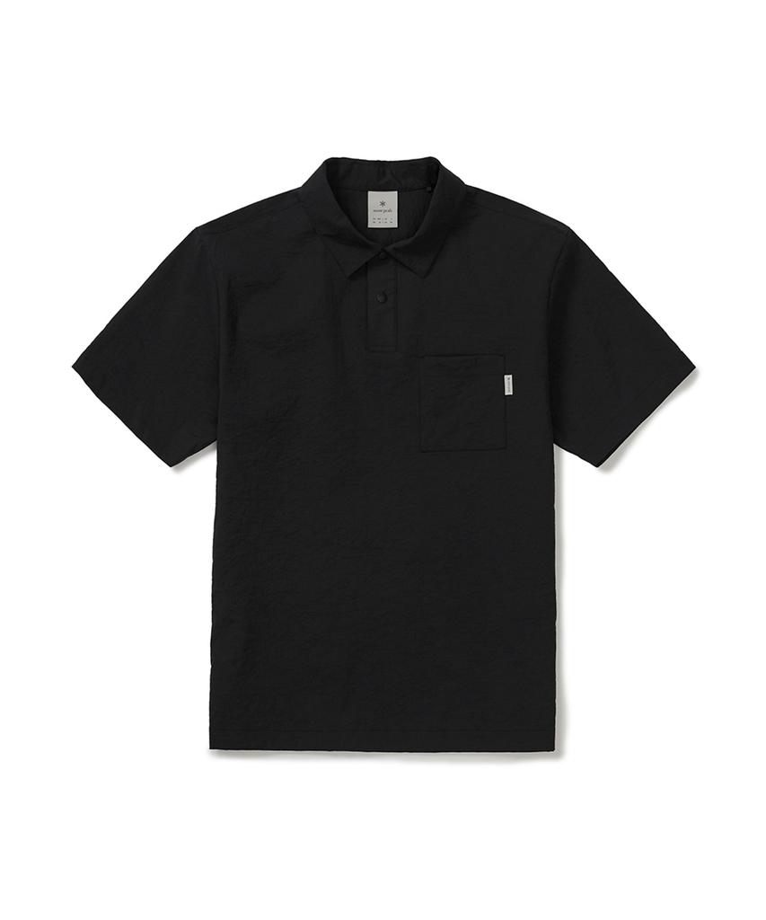SNOWPEAK APPAREL Minute Short Sleeve Polo Shirt (S25Mmfps72) Black
