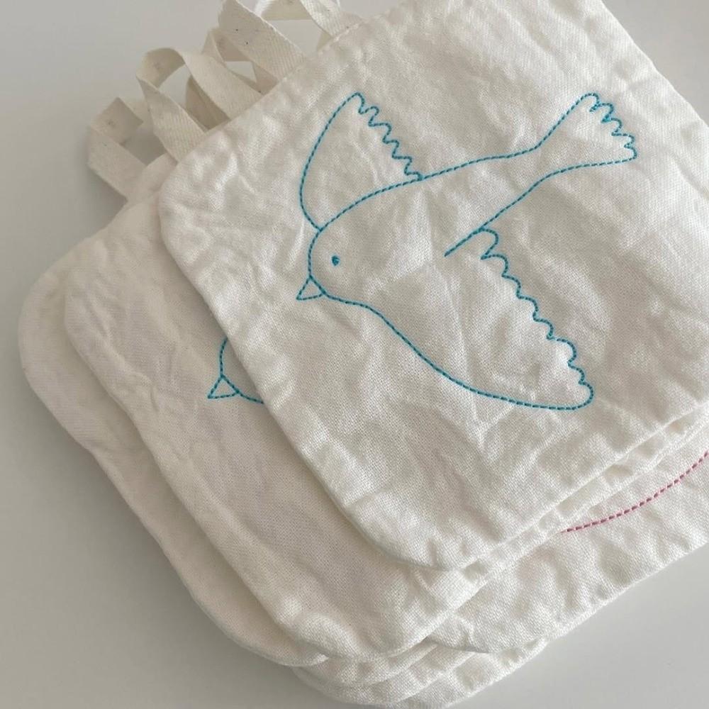 Soft Cotton Placemats Square Shape Cloth Napkins New Western Food Mats Table Decor
