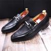 Mode Luxusmarke Echtes Leder Herren Slipper Schuhe Schwarz Slip-on Lässige Herrenschuhe Hochzeit Büro Business Herrenschuhe Größe 39 bis 46