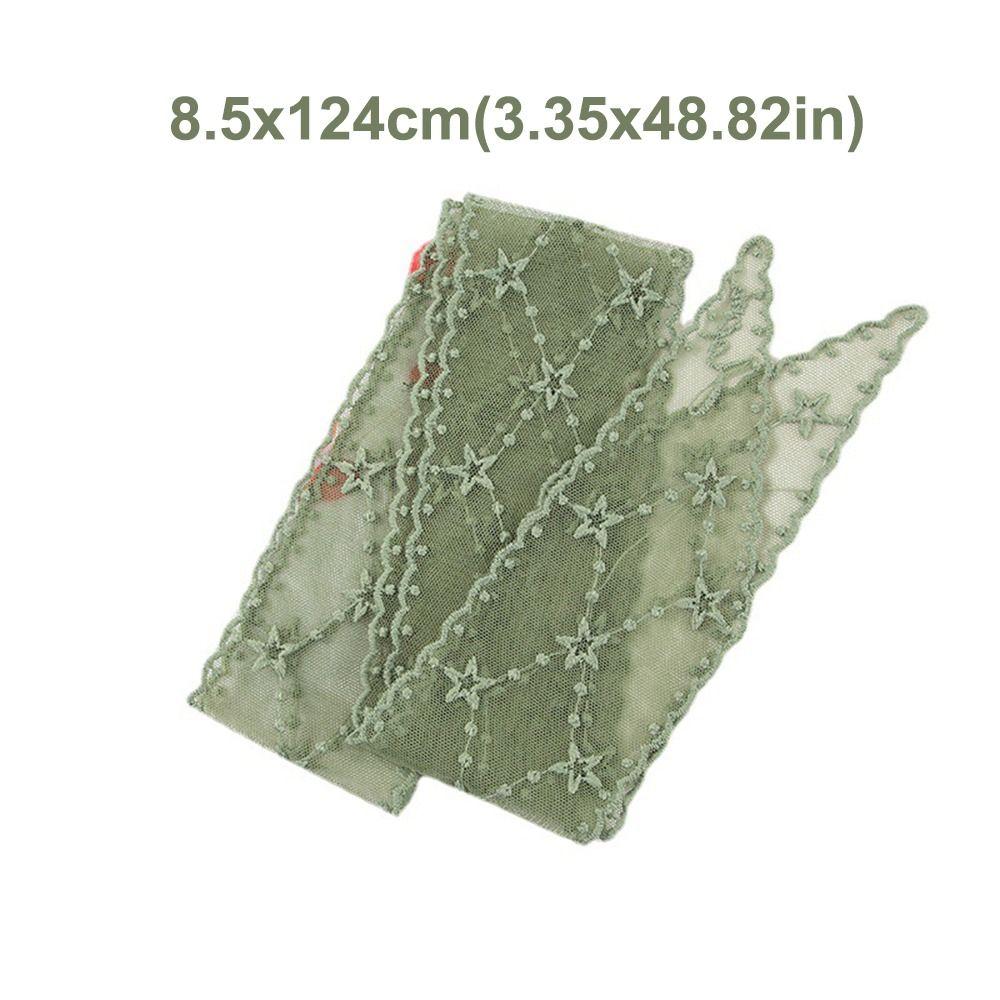 Embroidered Flower Women Narrow Long Scarf Elegant Sunscreen Shawl Ins Female Headscarf  Summer