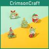 Festive Christmas Frog Collection Brooches Charming Metal Badges For Holiday Apparel