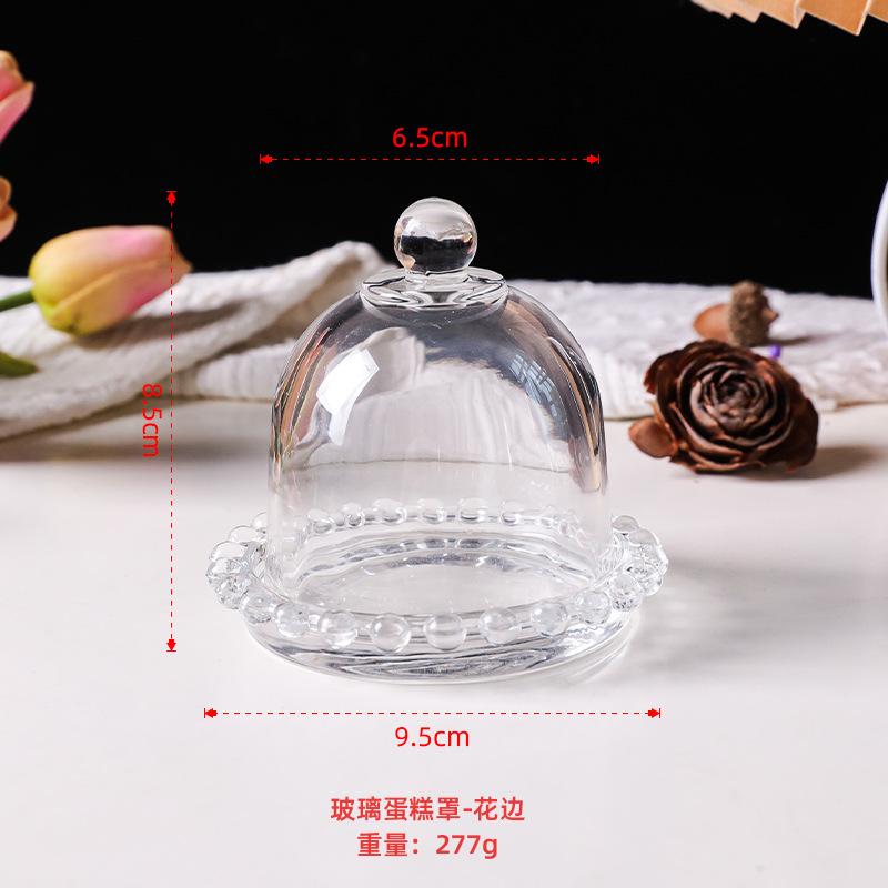 Nordic-inspired Minimalist Crystal  Candle Holder with Transparent Crystal Glass Dome,gold-plated Base, Decorative Glassware