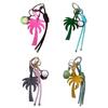 Multi Purpose Resin Keychain Charm Feature Tropical Tree Design Hanging Decoration For Beach Lovers And Gift
