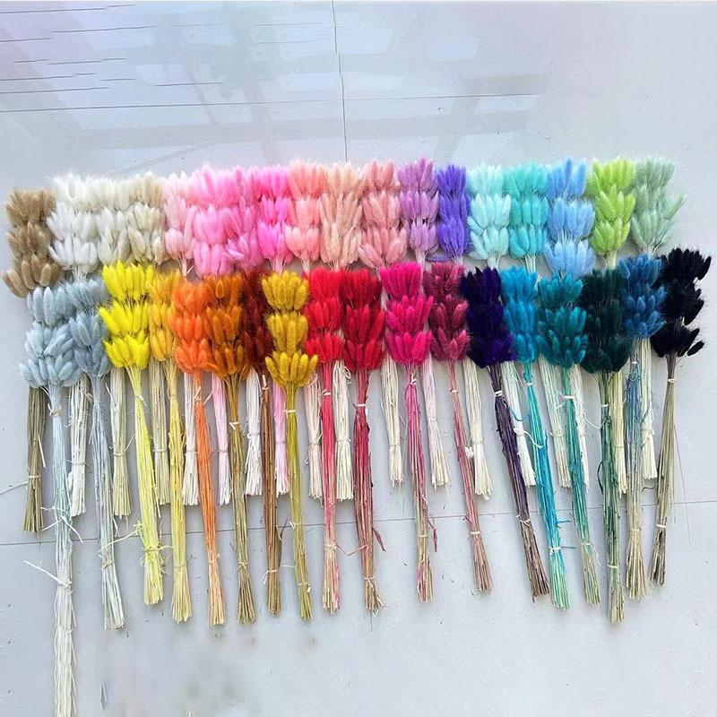 Rabbit Tail Grass Dried Flower Bouquet Home Decoration Flower Arrangement Dog Tail Grass Dried Flower Rabbit Tail Grass