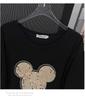 Plus Size Loose Mid-Length Short-Sleeve T-Shirt for Women - Round Neck, Slimming Design, Covers Belly, Available in Sizes 200/300/350 jin, Style 636