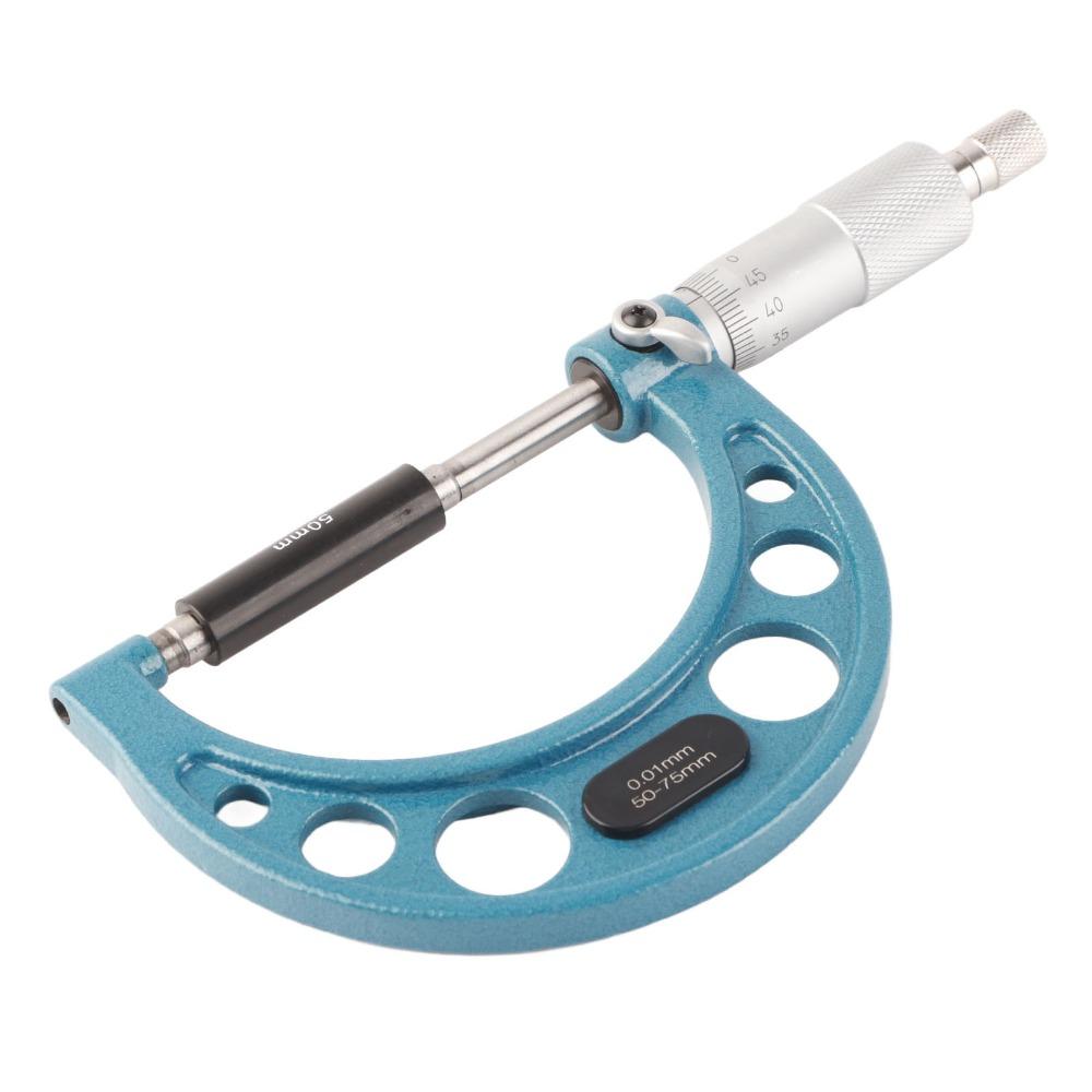 High Accuracy 0.01mm Thickness Measuring Tool Outer Diameter Micrometer For Machinists
