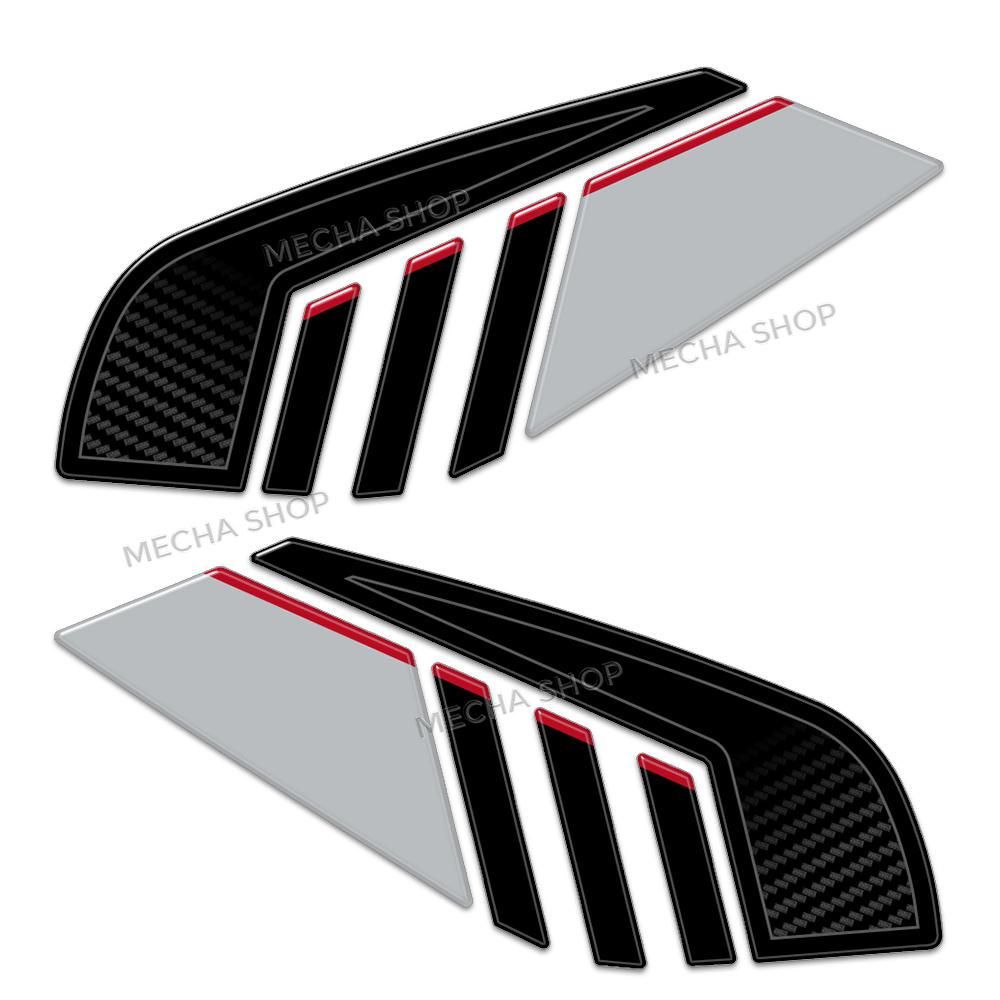 Motorcycle 3D Epoxy Resin Sticker fuel tank pad knee pads Protection Decal For CF MOTO 675SR-R 2025 2026