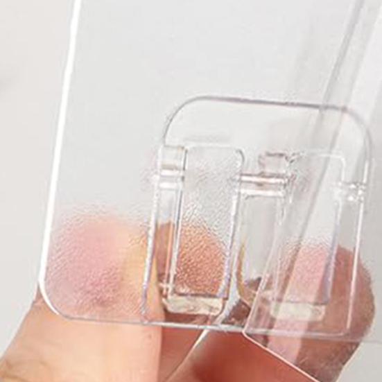 10/20/30Pcs Invisible Adhesive Plate Hangers Strong Load-bearing Easy to Install Wall Plate Hangers Picture Hanging Vertical Hooks