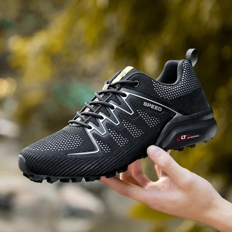Cycling Shoes Men Women Mountain Road Bike Sneakers Motorcycle Shoes Waterproof Bicycle Shoes Outdoor Hiking Sports Sneakers