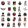 50 Pcs Horror Movie Combination Sticker Set Laptop Journal Phone Water Bottle Decoration