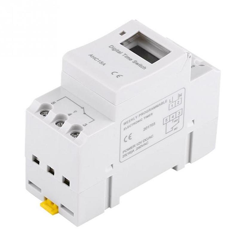 Thc15A Electronic Digital Timer Switch Relay Control 220V 12V 24V 110V