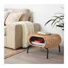 IKEA Footstool with Storage Rattan GAMLEHULT (804.429.66)