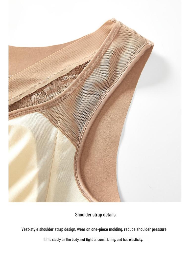 Seamless Shaping Top with Removable Pads and Integrated Bra
