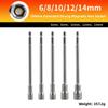 Hex Driver Bit Magnetic Hex Bit For Garage Use Strong Magnetic Core Magnetized Tip Retention Hexagonal Shaft Design