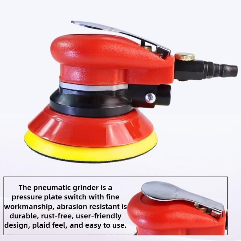 Car Polishing Machine 5 Inch Pneumatic Grinding Machine Portable Multi-function Metal Wood Grinder Tool Industrial Manual Tools