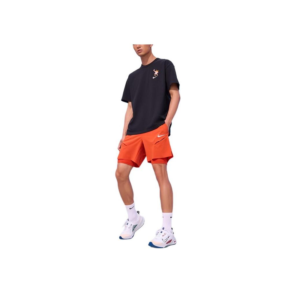 Nike Sportswear Loose Fit Cotton Pullover Short Sleeve T-Shirt Men Tops Black HJ3953-010