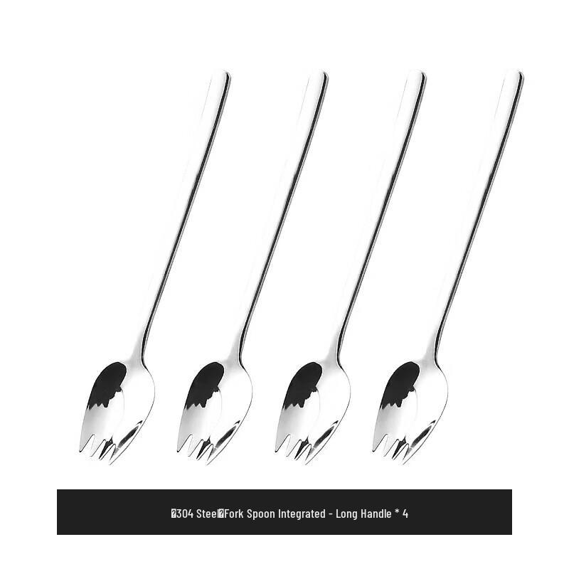 ZISIZ 304 Stainless Steel Fork-Spoon Combo Set