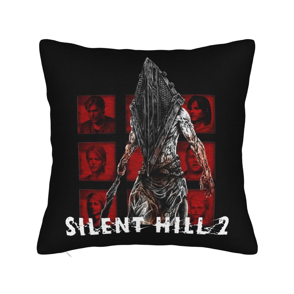 Silent Hill Pyramid Head Square Pillow Case  Cushion Cover Creative Zippered Decorative Throw Pillow Case Cover for Sofa 18x18