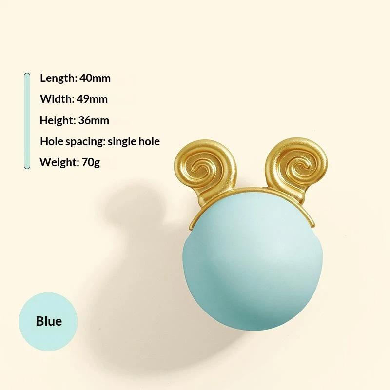 Creative Animal Cartoon Cabinet Knobs And Handles For Children'S Room Ceramic Wardrobe Pulls Home Decor Furniture Hardware